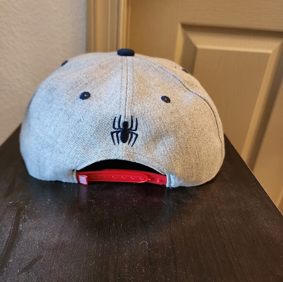 Amazing Spider-Man Gray & Blue Baseball Hat from Funko Marvel Collector Corps - Picture 3 of 4